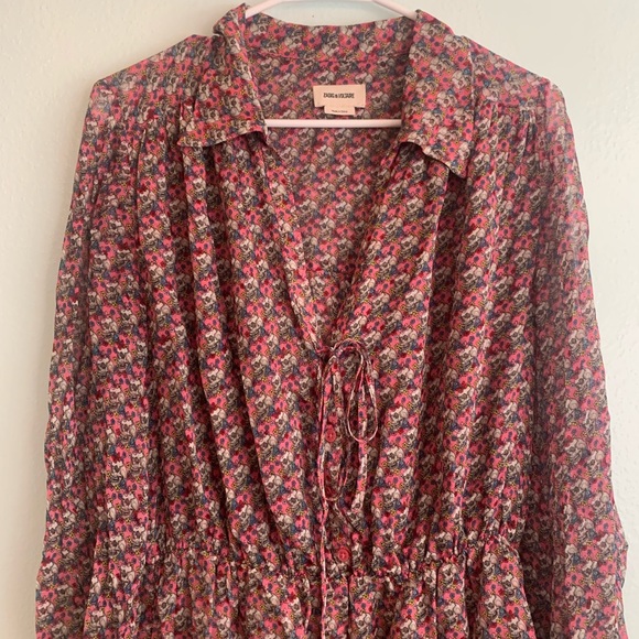 Zadig & Voltaire Reevas TDM Mousseline Dress - Picture 5 of 9